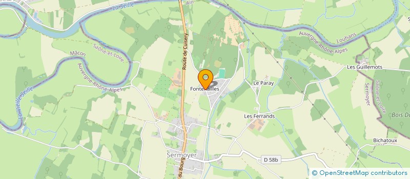 localisation de l'entreprise DALBON IMMOBILIER  SERMOYER