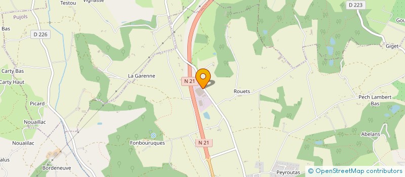 localisation de l'entreprise DALBY  SAINT-ANTOINE-DE-FICALBA