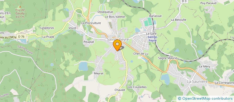 localisation de l'entreprise DALBY à SAINTE-FEYRE