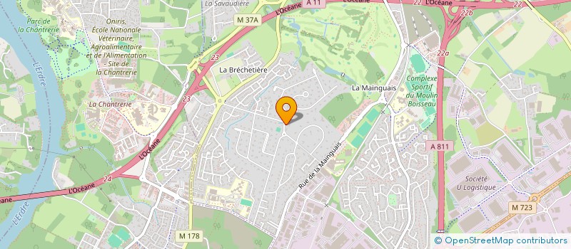 localisation de l'entreprise DALBY 64  CARQUEFOU