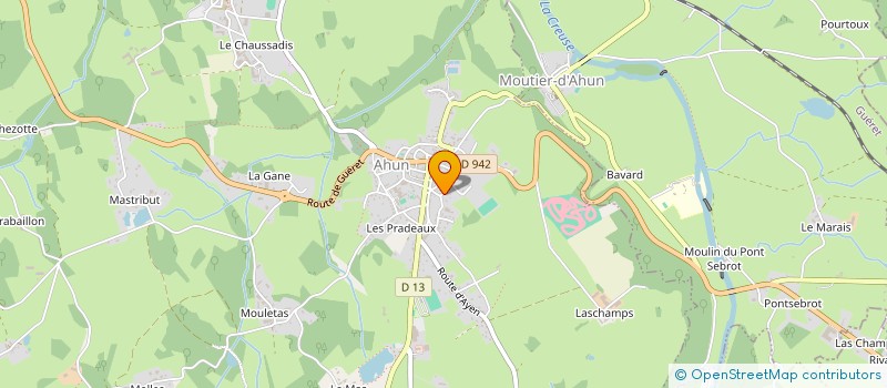 localisation de l'entreprise DALBY à AHUN