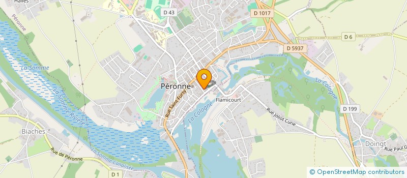 localisation de l'entreprise DALCAL  PERONNE