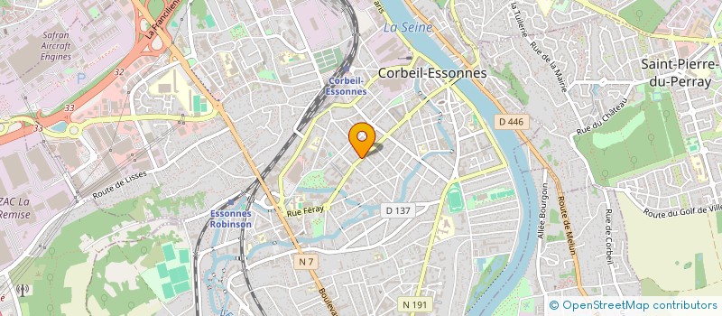 localisation de l'entreprise DALCO  CORBEIL-ESSONNES