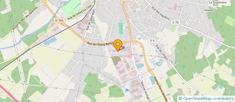 localisation de l'entreprise DALDA  ROMORANTIN-LANTHENAY