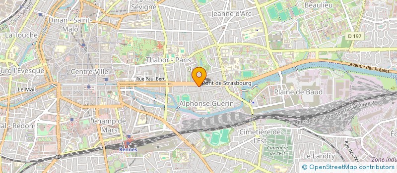 localisation de l'entreprise DALE 16  RENNES