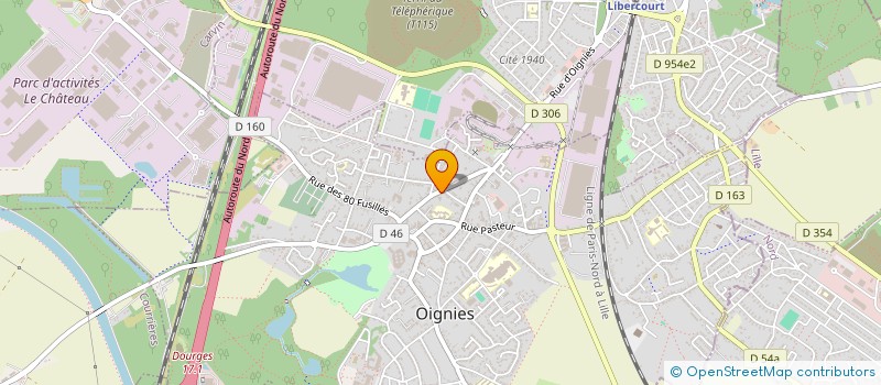 localisation de l'entreprise DALE  OIGNIES