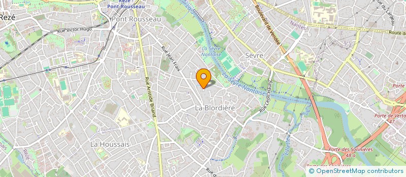 localisation de l'entreprise DALEGA INVEST à REZE
