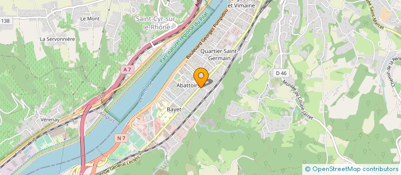 localisation de l'entreprise DALENA 38200 à SEYSSUEL