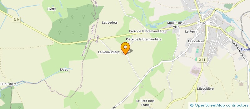localisation de l'entreprise DALENLOU à ECUEILLE