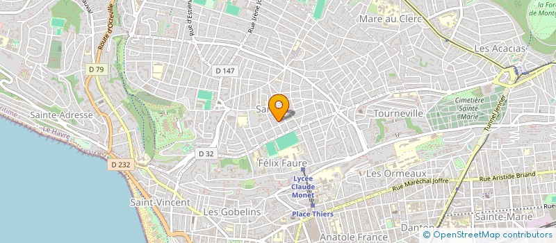 localisation de l'entreprise DALENNE  LE HAVRE