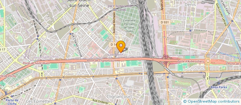 localisation de l'entreprise DALEO  SAINT-OUEN-SUR-SEINE