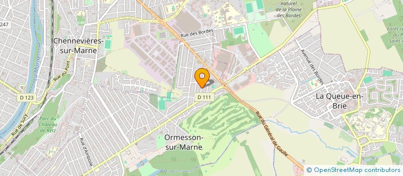 localisation de l'entreprise DALEOS RENOVATION ET AMENAGEMENTS à ORMESSON-SUR-MARNE