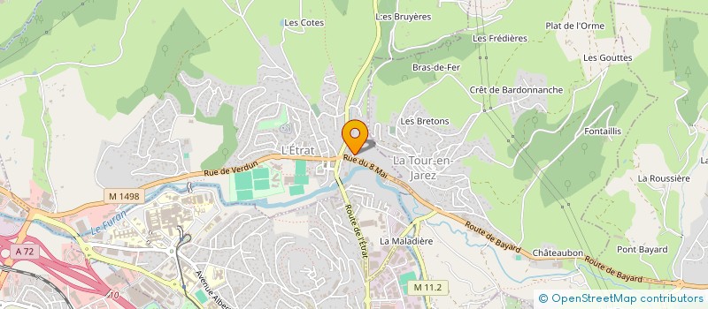 localisation de l'entreprise DALERY MAROQUINIER à L'ETRAT