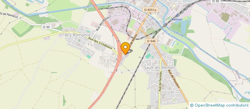 localisation de l'entreprise DALES SERVICES  SAULT-LES-RETHEL