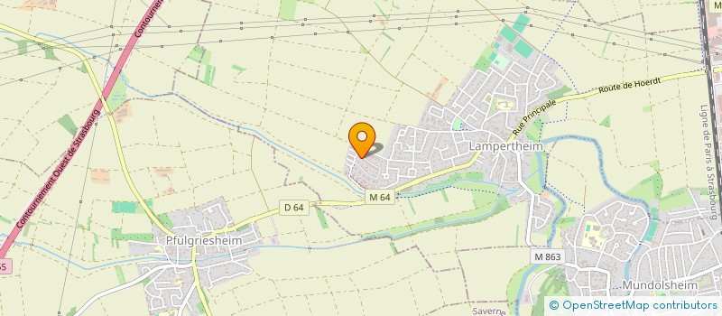 localisation de l'entreprise DALESE  LAMPERTHEIM