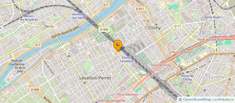 localisation de l'entreprise DALET INTERNATIONAL HOLDING à LEVALLOIS-PERRET