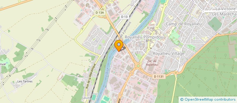 localisation de l'entreprise DALEX à COMPIEGNE