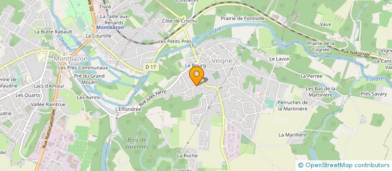 localisation de l'entreprise DALEX à VEIGNE