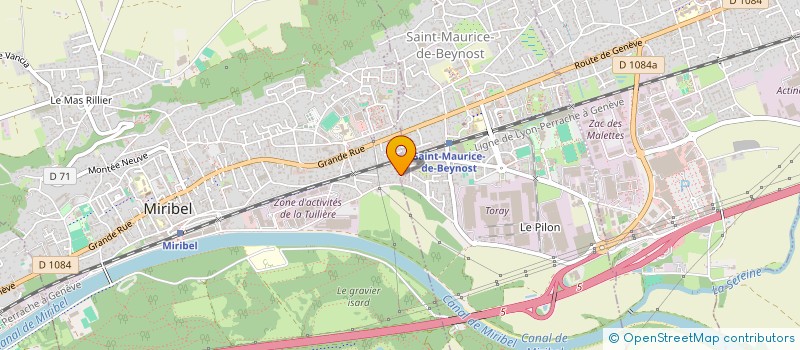 localisation de l'entreprise DALEXIA  SAINT-MAURICE-DE-BEYNOST