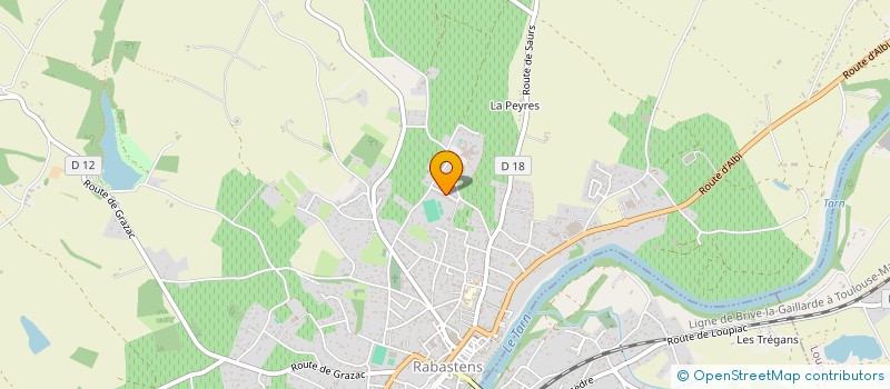 localisation de l'entreprise DALGA  RABASTENS