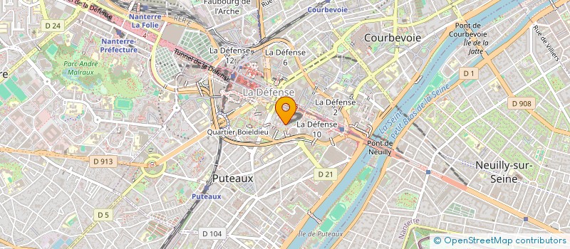 localisation de l'entreprise DALGELIS EXPRESS TRANSPORT  PUTEAUX