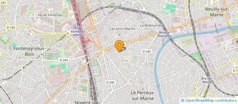 localisation de l'entreprise DALGRERAC à LE PERREUX-SUR-MARNE