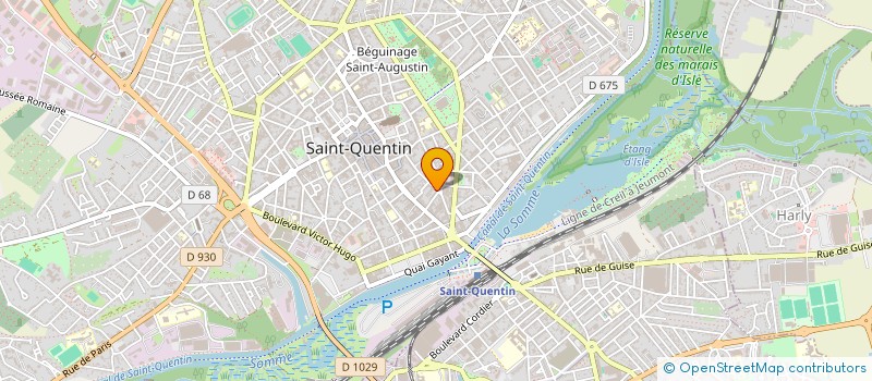 localisation de l'entreprise DALGUES à SAINT-QUENTIN