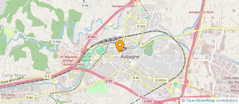 localisation de l'entreprise DALHAE TAEKWONDO ACADEMIE  AUBAGNE