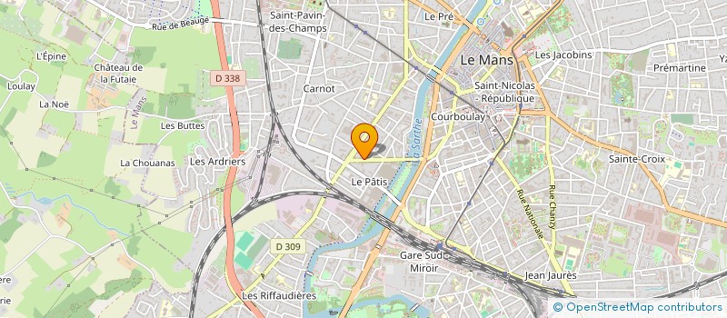 localisation de l'entreprise DALI à LE MANS