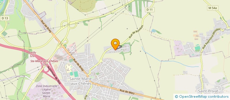 localisation de l'entreprise DALI  SAINTE-MARIE-AUX-CHENES