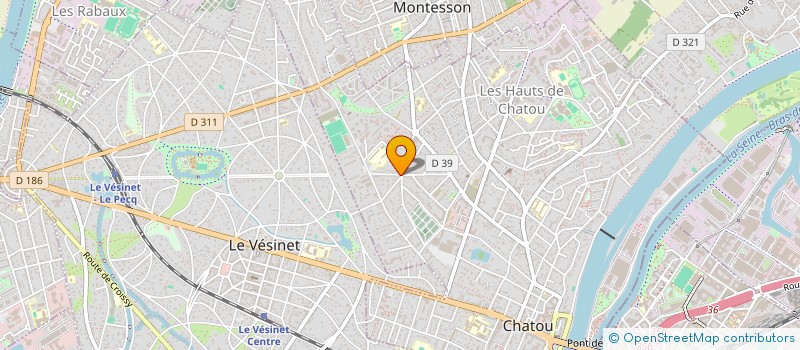 localisation de l'entreprise DALI  CHATOU