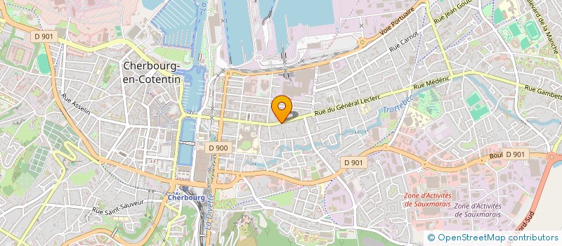 localisation de l'entreprise DALI  CHERBOURG-EN-COTENTIN