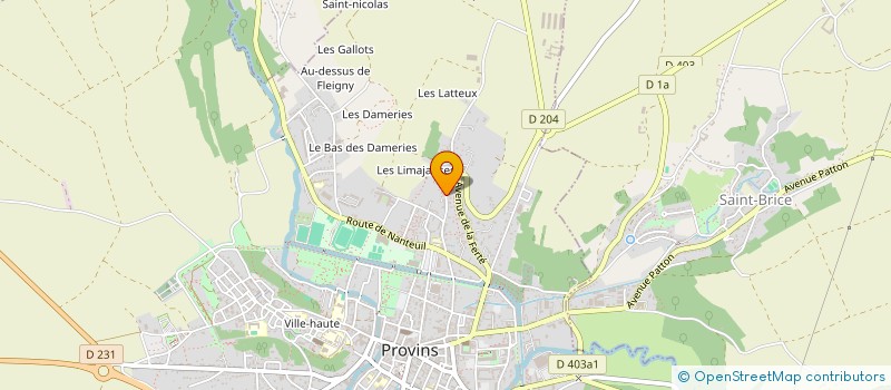 localisation de l'entreprise DALIA & DAVID  PROVINS