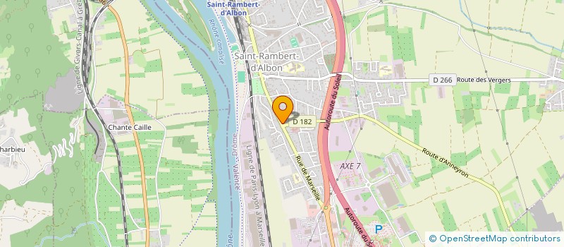 localisation de l'entreprise DALIA ERRAMI  SAINT-RAMBERT-D'ALBON