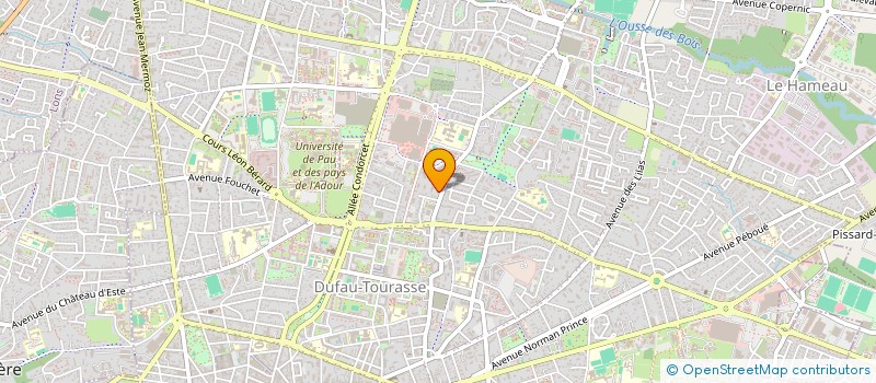 localisation de l'entreprise DALIA IMMOBILIER à PAU
