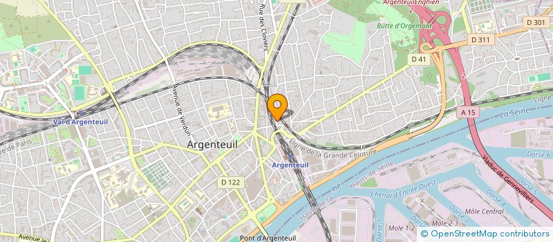 localisation de l'entreprise DALIA IMMOBILIER  ARGENTEUIL