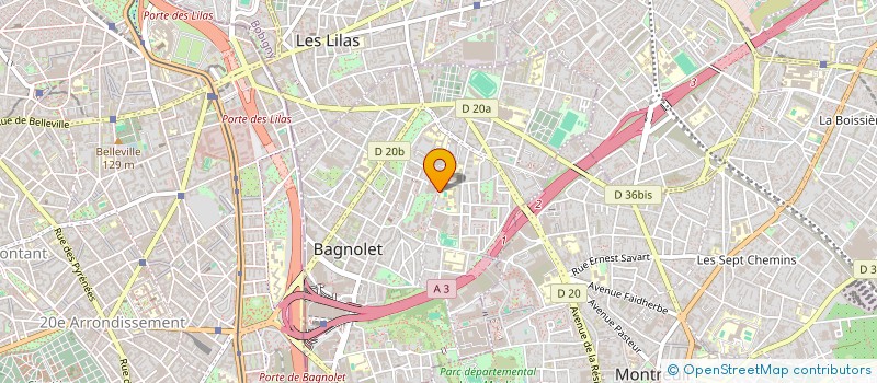 localisation de l'entreprise DALIA MIMOUN AVOCAT  BAGNOLET