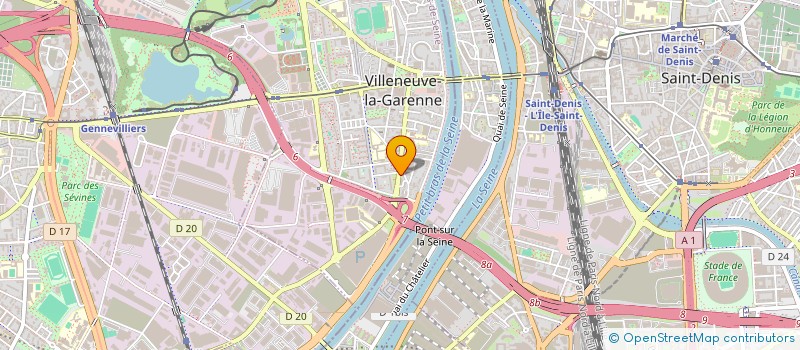 localisation de l'entreprise DALIA RENOV à VILLENEUVE-LA-GARENNE