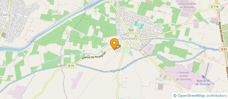 localisation de l'entreprise DALIANE  TORREILLES