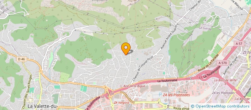 localisation de l'entreprise DALIBERI F.  LA VALETTE-DU-VAR