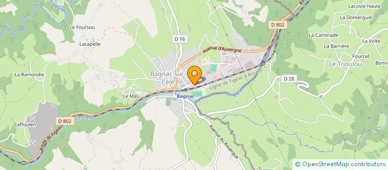 localisation de l'entreprise DALIBRAY à CUZAC