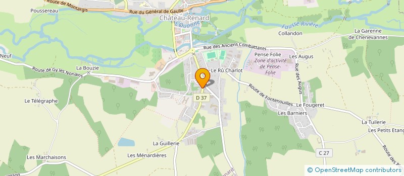 localisation de l'entreprise DALIE à CHATEAU-RENARD