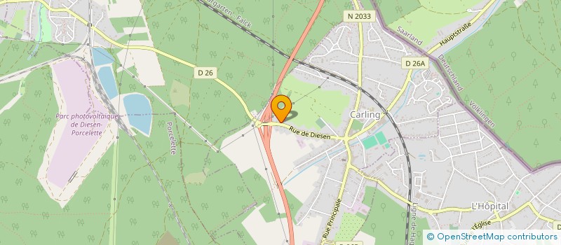 localisation de l'entreprise DALIE INVEST  CARLING