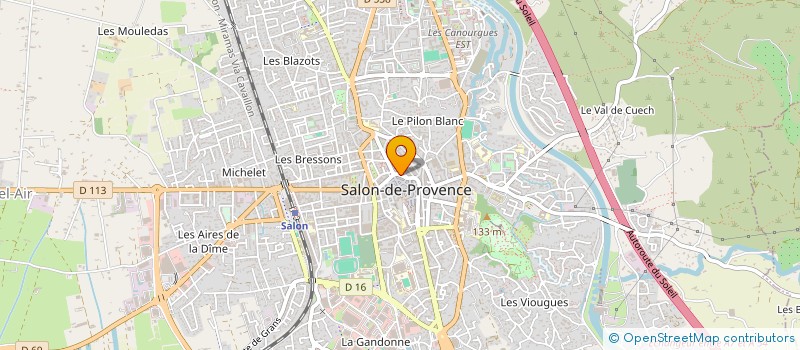 localisation de l'entreprise DALIEN  SALON-DE-PROVENCE