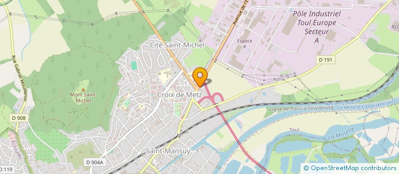 localisation de l'entreprise DALIER PASCAL INVESTISSEMENTS  TOUL