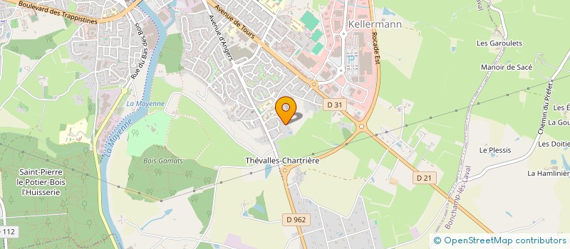 localisation de l'entreprise DALIGEOIS à LAVAL