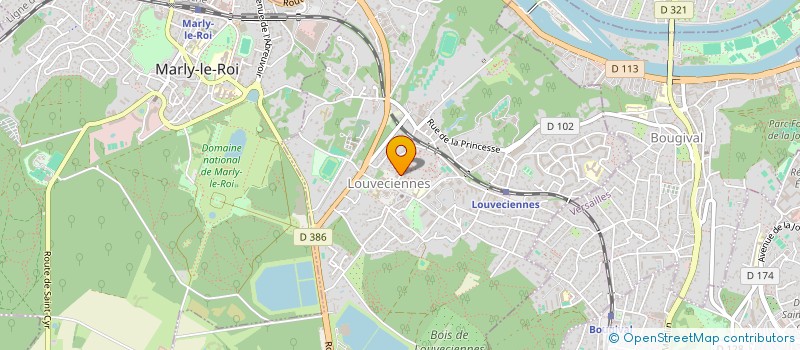 localisation de l'entreprise DALIKAT  LOUVECIENNES