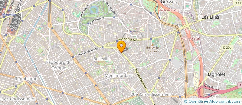 localisation de l'entreprise DALILA  PARIS