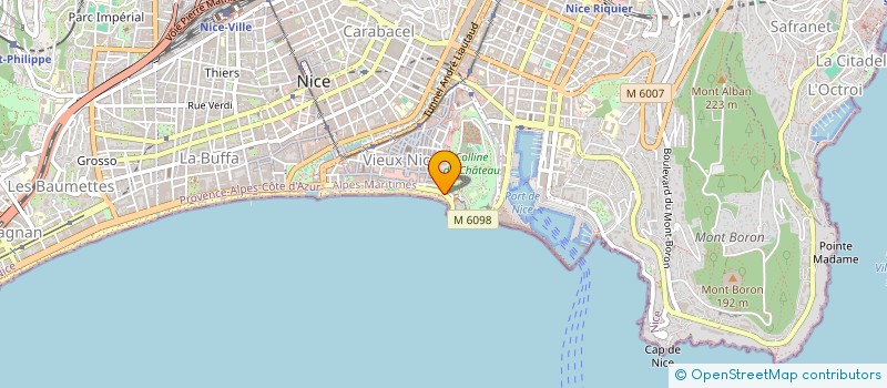 localisation de l'entreprise DALILA à NICE