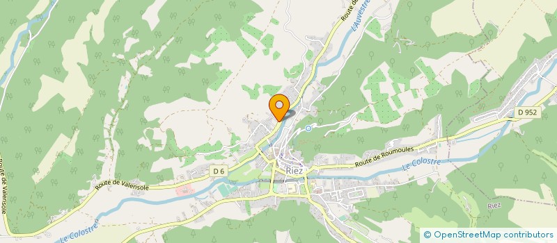 localisation de l'entreprise DALILAS à RIEZ